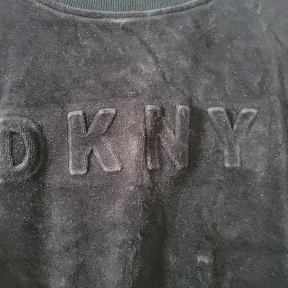 𝅺DKNY Velour Sport Top - Picture 2 of 4